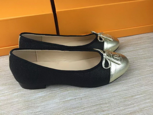 CHANEL Shallow mouth flat shoes Women--151